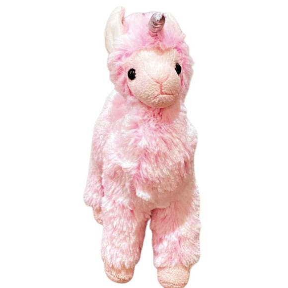 Plush Llamacorn Llama Unicorn 8" Stuffed Animal Douglas Cuddle Soft Toys Pink - Picture 3 of 10